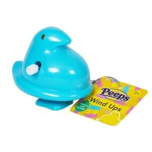 New Peeps Blue Wind-Up Chick Toy